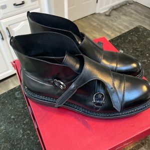 Black Ferragamo Boots